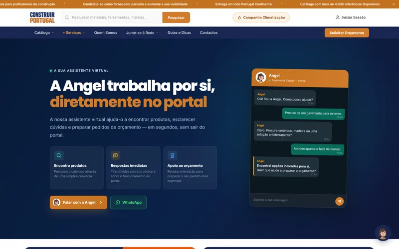 Assistente virtual Angel, com Inteligência Artificial