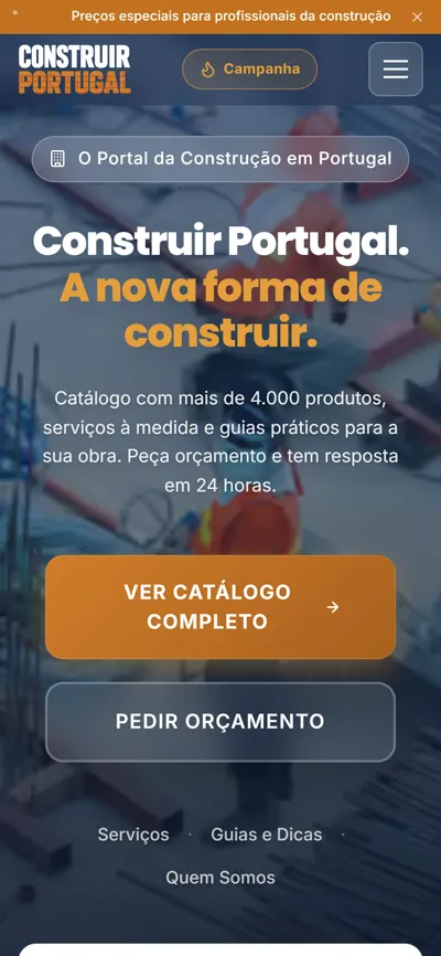 Construir Portugal num telemóvel