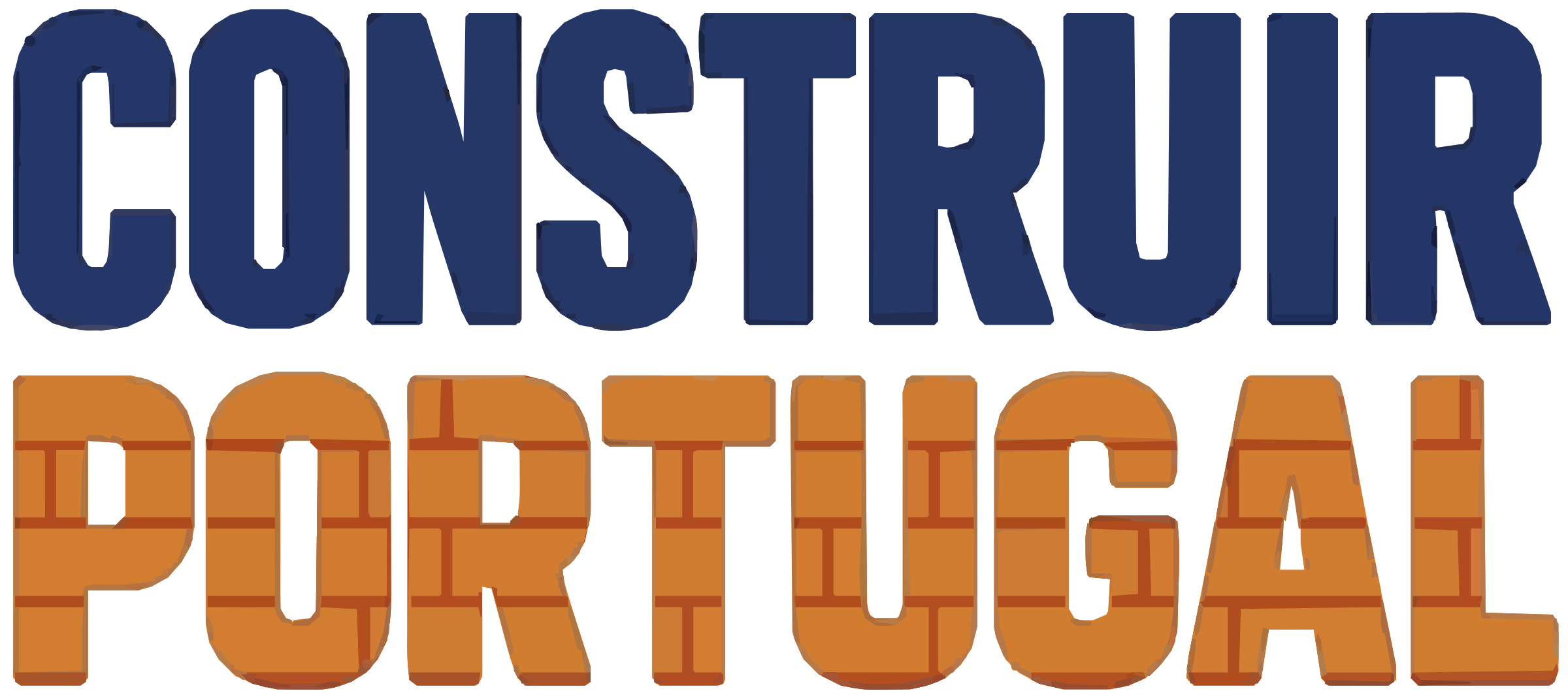 Logótipo Construir Portugal para fundo claro
