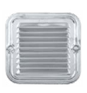 Grelha Vent. Aluminio Fixa (em Blister)