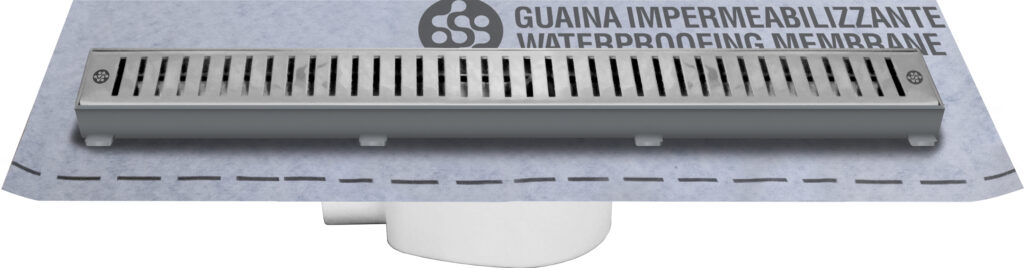 Canal Duche c/ Grelha Inox + Tela