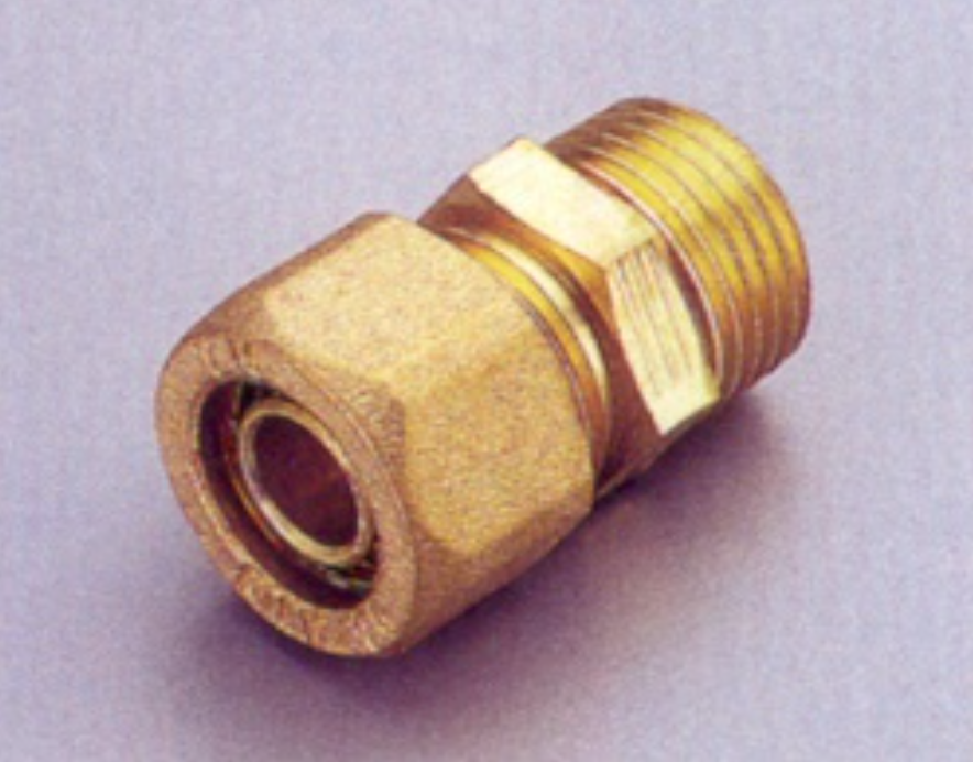 Casquilho de latão PEX Macho